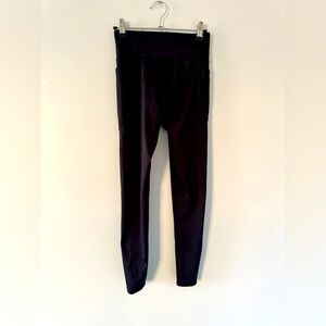 Black cargo leggings